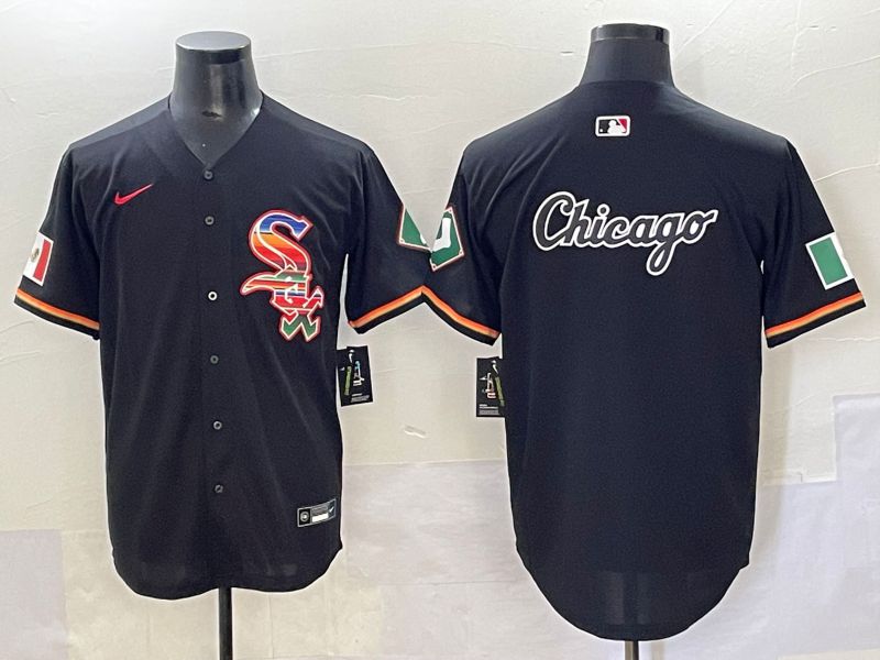 Men 2025 Chicago White Sox Blank Black Game Nike MLB Jersey style 40